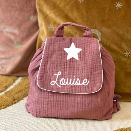 Sac à dos enfant et bébé fuschia