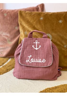 Sac à dos enfant et bébé fuschia