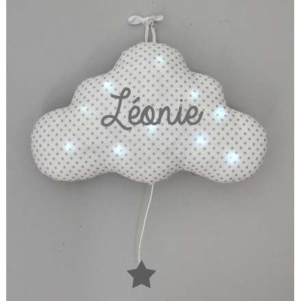 Veilleuse Nuage Enfant Bebe Personnalise